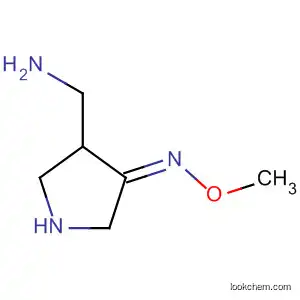 Molecular Structure of 284474-14-2 (3-Pyrrolidinone, 4-(aminomethyl)-, O-methyloxime, (3Z)-)