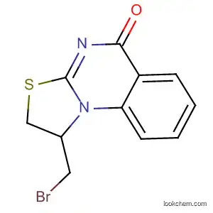 Molecular Structure of 284687-85-0 (5H-Thiazolo[3,2-a]quinazolin-5-one, 1-(bromomethyl)-1,2-dihydro-)