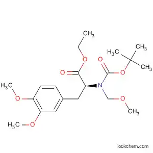 Molecular Structure of 291772-49-1 (L-Tyrosine,
N-[(1,1-dimethylethoxy)carbonyl]-3-methoxy-N-(methoxymethyl)-O-meth
yl-, ethyl ester)