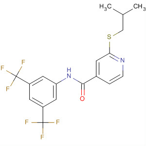 N-[3,5-Bis(trifluoromethyl)phenyl]-2-[(2-methylpropyl)thio]-4-pyridinecarboxamide