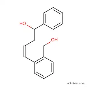 Molecular Structure of 348597-95-5 (Benzenemethanol, a-[(2Z)-3-[2-(hydroxymethyl)phenyl]-2-propenyl]-)