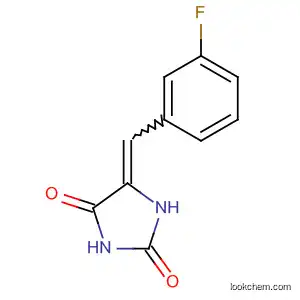 Molecular Structure of 357170-38-8 (2,4-Imidazolidinedione, 5-[(3-fluorophenyl)methylene]-)