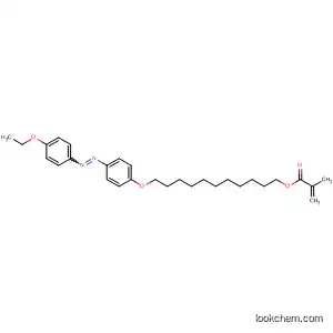 Molecular Structure of 379216-23-6 (2-Propenoic acid, 2-methyl-,
11-[4-[(4-ethoxyphenyl)azo]phenoxy]undecyl ester)