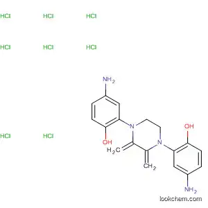 Molecular Structure of 383188-79-2 (Phenol, 2,2'-[1,4-piperazinediylbis(methylene)]bis[4-amino-,
tetrahydrochloride)