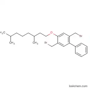 Molecular Structure of 384342-20-5 (1,1'-Biphenyl, 2,5-bis(bromomethyl)-4-[(3,7-dimethyloctyl)oxy]-)