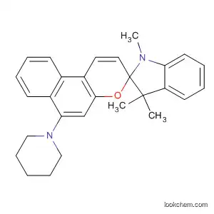 Molecular Structure of 393803-36-6 (Spiro[2H-indole-2,3'-[3H]naphtho[2,1-b]pyran],
1,3-dihydro-1,3,3-trimethyl-6'-(1-piperidinyl)-)