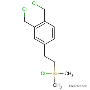 Molecular Structure of 394217-17-5 (Silane, [2-[3,4-bis(chloromethyl)phenyl]ethyl]chlorodimethyl-)