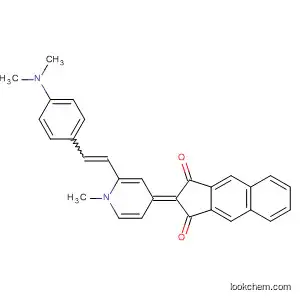 Molecular Structure of 394693-23-3 (1H-Benz[f]indene-1,3(2H)-dione,
2-[2-[2-[4-(dimethylamino)phenyl]ethenyl]-1-methyl-4(1H)-pyridinylidene]
-)