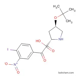Molecular Structure of 395647-80-0 (L-Proline, 4-(1,1-dimethylethoxy)-1-(4-iodo-3-nitrobenzoyl)-, (4R)-)