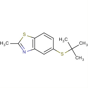 Benzothiazole, 5-[(1,1-dimethylethyl)thio]-2-methyl-