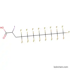 Molecular Structure of 396659-53-3 (Undecanoic acid,
4,4,5,5,6,6,7,7,8,8,9,9,10,10,11,11,11-heptadecafluoro-2-iodo-)