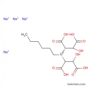 Molecular Structure of 397864-76-5 (Aspartic acid, N-(1,2-dicarboxy-2-hydroxyethyl)-N-hexyl-3-hydroxy-,
tetrasodium salt)