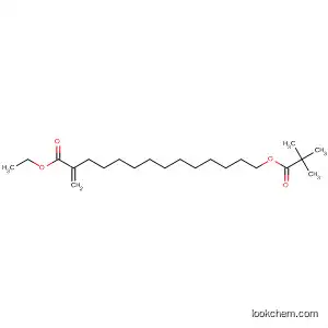 Tetradecanoic acid, 14-(2,2-dimethyl-1-oxopropoxy)-2-methylene-,
ethyl ester