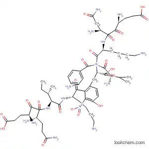 Molecular Structure of 398508-27-5 (L-Tyrosine,
N-(3-aminobenzoyl)-L-valyl-L-a-glutamyl-L-glutaminyl-L-isoleucyl-L-lysyl-L-
a-glutamyl-L-asparaginyl-L-lysyl-3-nitro-)