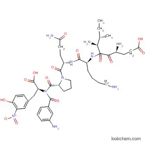 Molecular Structure of 398508-52-6 (L-Tyrosine,
N-(3-aminobenzoyl)-L-a-glutamyl-L-isoleucyl-L-lysyl-L-glutaminyl-L-prolyl-
3-nitro-)