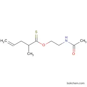 Molecular Structure of 398518-37-1 (4-Pentenethioic acid, 2-methyl-, S-[2-(acetylamino)ethyl] ester)