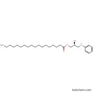 Molecular Structure of 398994-80-4 (Octadecanoic acid, (2S)-2-hydroxy-3-(phenylamino)propyl ester)