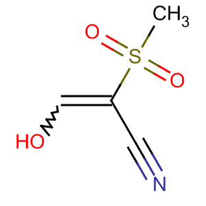 Molecular Structure of 399034-02-7 (2-Propenenitrile, 3-hydroxy-2-(methylsulfonyl)-)