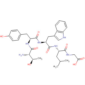 Molecular Structure of 399035-39-3 (Glycine, L-threonyl-L-tyrosyl-L-tryptophyl-L-leucyl-)
