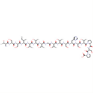 Molecular Structure of 399509-36-5 (L-Proline,
L-threonyl-L-seryl-L-seryl-L-isoleucyl-L-threonyl-L-threonyl-L-threonylglycyl-L
-threonyl-L-threonyl-L-seryl-L-histidyl-L-seryl-L-threonyl-L-prolyl-L-seryl-)