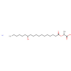 Molecular Structure of 399550-23-3 (Octadecanoic acid, 12-hydroxy-, 1-carboxyethyl ester, monosodium
salt)