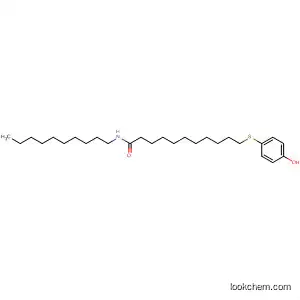 Molecular Structure of 400024-28-4 (Undecanamide, N-decyl-11-[(4-hydroxyphenyl)thio]-)