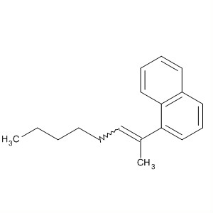 Molecular Structure of 101720-91-6 (Naphthalene, 1-(1-methyl-1-heptenyl)-)