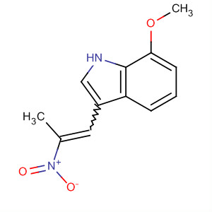 Molecular Structure of 1022-04-4 (1H-Indole, 7-methoxy-3-(2-nitro-1-propenyl)-)