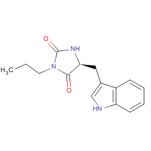 2,4-Imidazolidinedione, 5-(1H-indol-3-ylmethyl)-3-propyl-, (5S)-