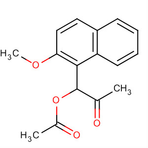 Molecular Structure of 118647-69-1 (2-Propanone, 1-(acetyloxy)-1-(2-methoxy-1-naphthalenyl)-)