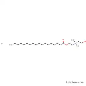 Molecular Structure of 119191-49-0 (Ethanaminium,
2-hydroxy-N,N-dimethyl-N-[2-[(1-oxooctadecyl)oxy]ethyl]-, chloride)