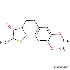 Molecular Structure of 119198-96-8 (5H-Thiazolo[2,3-a]isoquinolin-3(2H)-one,
6,10b-dihydro-8,9-dimethoxy-2-methyl-)