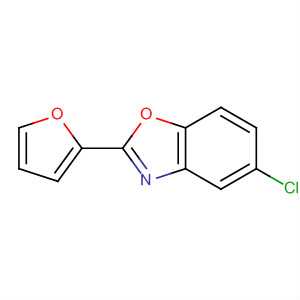 Molecular Structure of 123119-68-6 (Benzoxazole, 5-chloro-2-(2-furanyl)-)