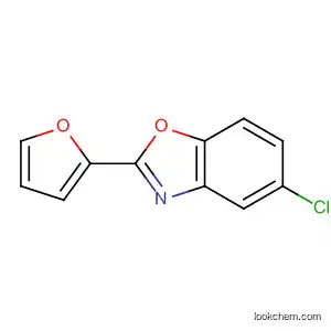 Molecular Structure of 123119-68-6 (Benzoxazole, 5-chloro-2-(2-furanyl)-)
