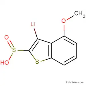 Molecular Structure of 123126-60-3 (Benzo[b]thiophene-2-sulfinic acid, 4-methoxy-, lithium salt)