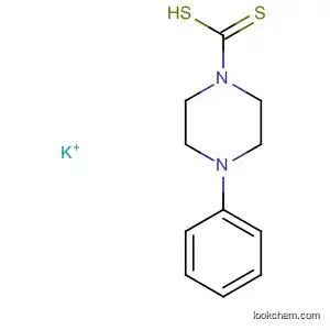Molecular Structure of 139927-67-6 (1-Piperazinecarbodithioic acid, 4-phenyl-, potassium salt)