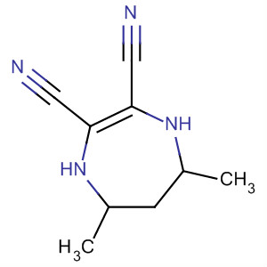 Molecular Structure of 146273-54-3 (1H-1,4-Diazepine-2,3-dicarbonitrile, 4,5,6,7-tetrahydro-5,7-dimethyl-)