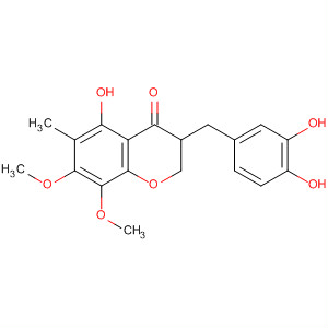 5-Hydroxy-7,8-dimethoxy-6-methyl-3-(3',4'-dihydroxybenzyl)chroman-4-one