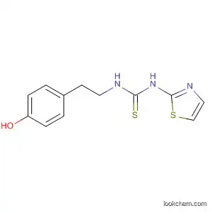 Molecular Structure of 149485-81-4 (Thiourea, N-[2-(4-hydroxyphenyl)ethyl]-N'-2-thiazolyl-)