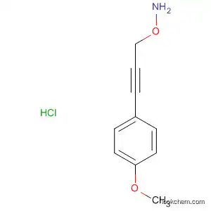 Molecular Structure of 149929-79-3 (Hydroxylamine, O-[3-(4-methoxyphenyl)-2-propynyl]-, hydrochloride)