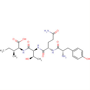 Molecular Structure of 151655-79-7 (L-Isoleucine, L-tyrosyl-L-glutaminyl-L-threonyl-)