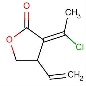 2(3H)-Furanone, 3-(1-chloroethylidene)-4-ethenyldihydro-, (3E)-