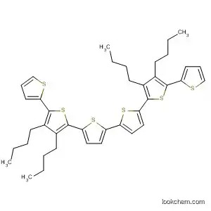 Molecular Structure of 161853-52-7 (2,2':5',2'':5'',2''':5''',2'''':5'''',2'''''-Sexithiophene, 3',3'''',4',4''''-tetrabutyl-)