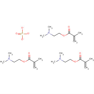 Molecular Structure of 178376-16-4 (2-Propenoic acid, 2-methyl-, 2-(dimethylamino)ethyl ester, phosphate
(3:1))