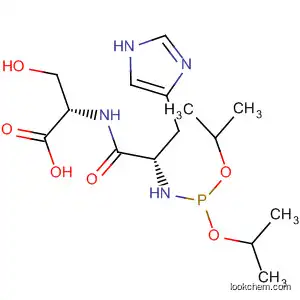 Molecular Structure of 180894-18-2 (L-Serine, N-[N-[bis(1-methylethoxy)phosphinyl]-L-histidyl]-)