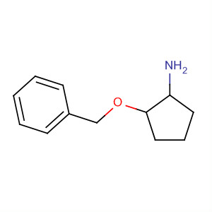 Molecular Structure of 181495-36-3 (Cyclopentanamine, 2-(phenylmethoxy)-, trans-)