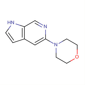 1H-Pyrrolo[2,3-c]pyridine, 5-(4-morpholinyl)-