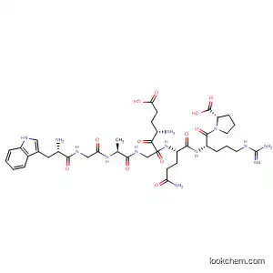 Molecular Structure of 194871-25-5 (L-Proline,
L-tryptophylglycyl-L-alanyl-L-a-glutamylglycyl-L-glutaminyl-L-arginyl-)