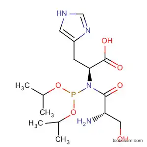 Molecular Structure of 195440-29-0 (L-Histidine, N-[bis(1-methylethoxy)phosphinyl]-L-seryl-)