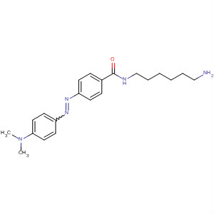 Molecular Structure of 195716-30-4 (Benzamide, N-(6-aminohexyl)-4-[[4-(dimethylamino)phenyl]azo]-)